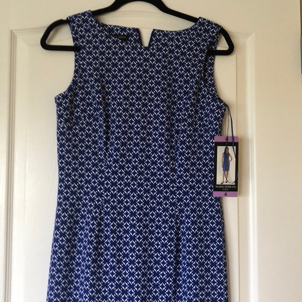 Mario Serrani size 4 sleeveless dress